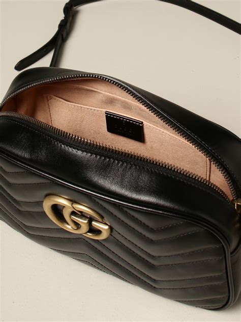 borse gucci vintage pelle nera|Borse, accessori e abbigliamento vintage Gucci .